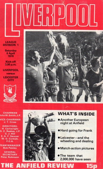 Match programme